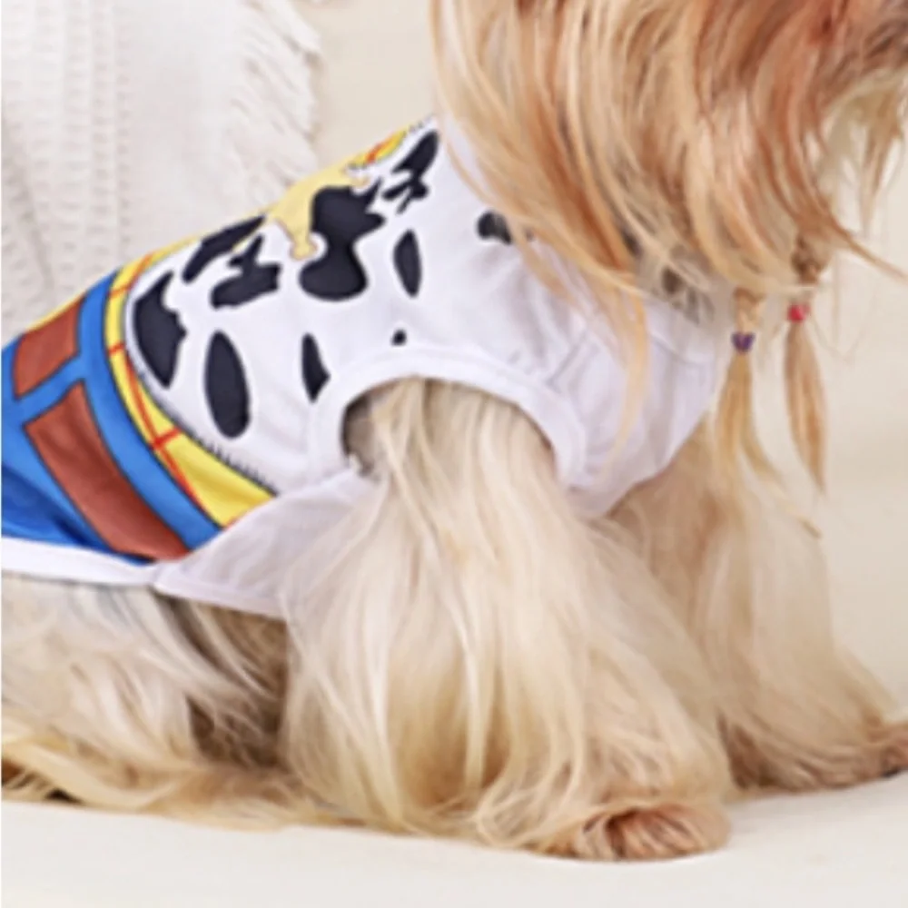 4 Striped Black and White Dog Shirt